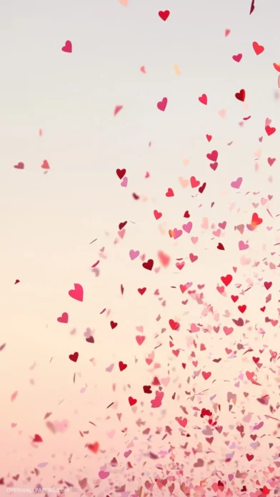 Cute Valentine Background.