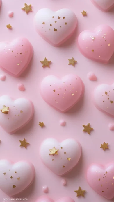 A dreamy Valentines day background.