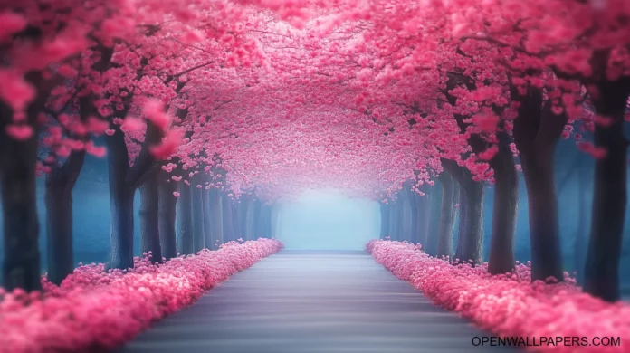 Awesome Cherry Blossom Tree Wallpaper HD.