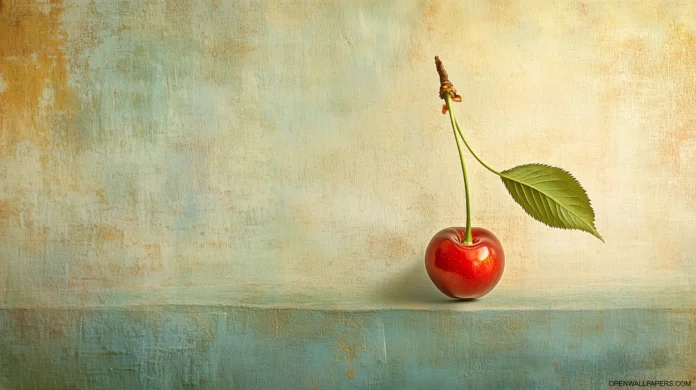 Cherry Desktop Wide Screen Wallpaper 2K.