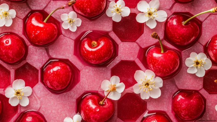 Cherry Desktop Wide Screen Wallpaper 4K.