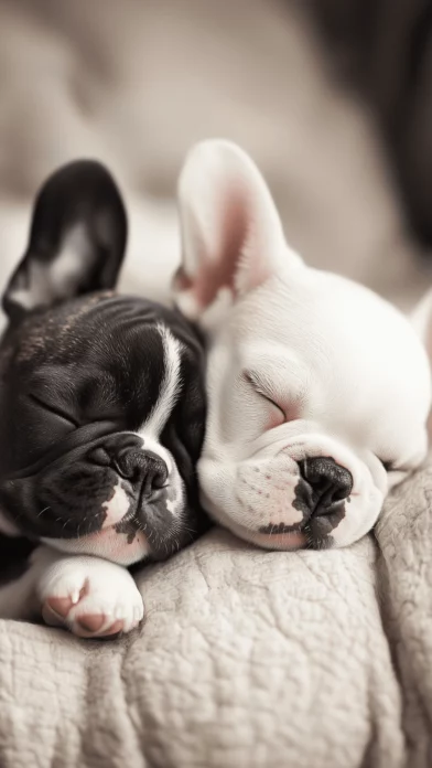 Couple Cute Dog Wallpaper HD.