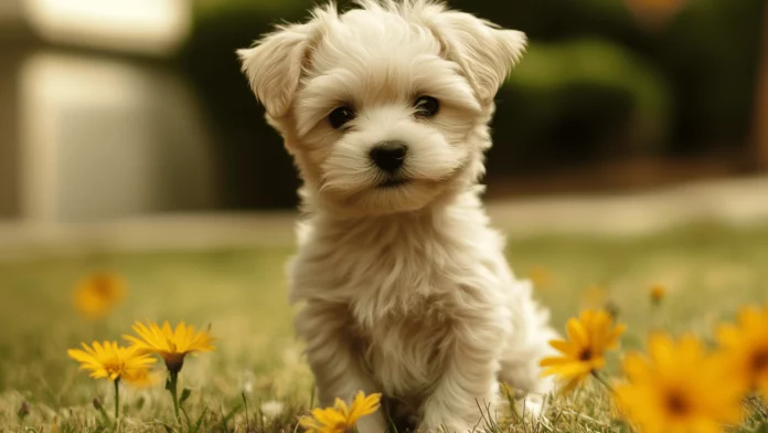 Cute Dog HD Wallpaper Free download.