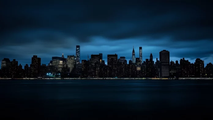 Free download 2K City Skyline Wallpaper.
