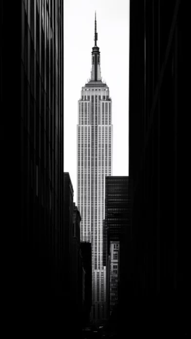 New York City Wallpaper Black and White.