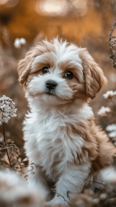 Wallpaper Cute Dog .